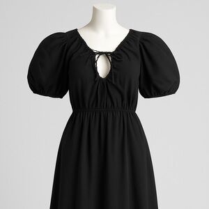 Black Maxi Dress with Pockets